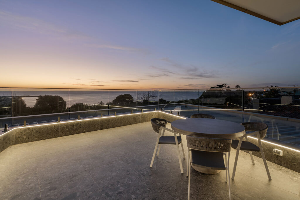 Bayside view from Beach Road home in Melbourne
